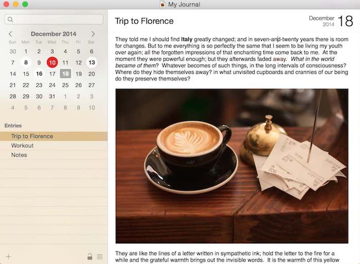 best free journal app for mac 2017